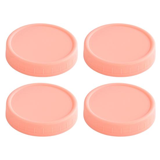 4Pcs 70/86MM Wide Mouth Mason Jar Lid Reusable Leak Proof Canning Cover Dishwasher Safe Food Grade Jar Sealing Lid Top Cap
