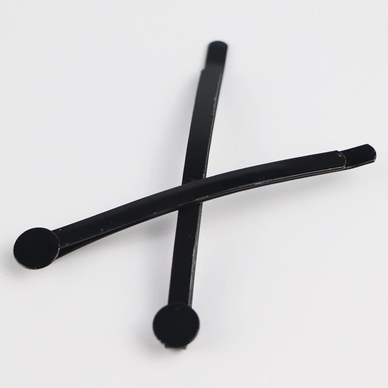 Black Curved Thickened Bangs Hair Clip for Women