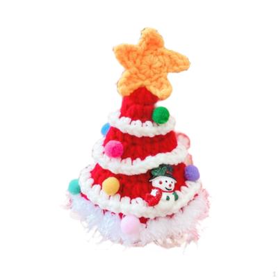 Christmas Dog Hat Cap Holiday Decoration Headwear Winter for Party Halloween Festival