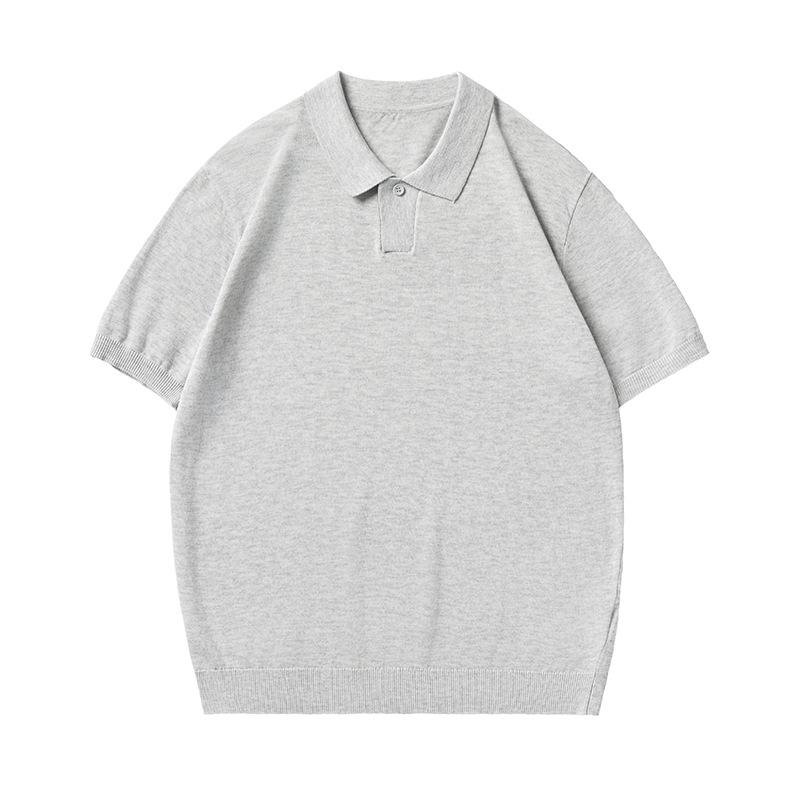 

Mu Qiu Menswear | Seagull Collar Relaxed Fit Men s Short-Sleeve Polo Shirt M (50-60 kg)