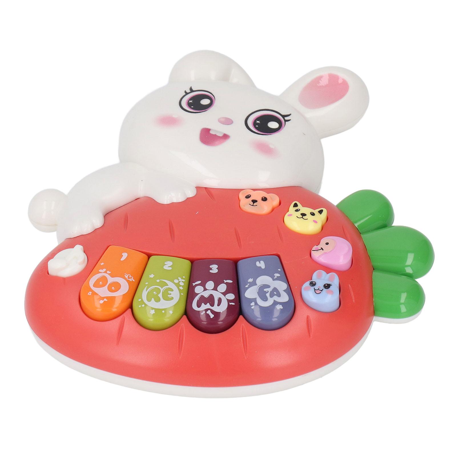 

Baby Piano Keyboard Toy Animal Cartoon Cute Early Learning Educational Children Electronic Organ Musical Toys for Boy Girl