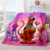Halloween fantasy comedy adventure cartoon movie Scooby-Doo blanket soft home furnishing nap decoration four seasons warm Sherpa blanket U13