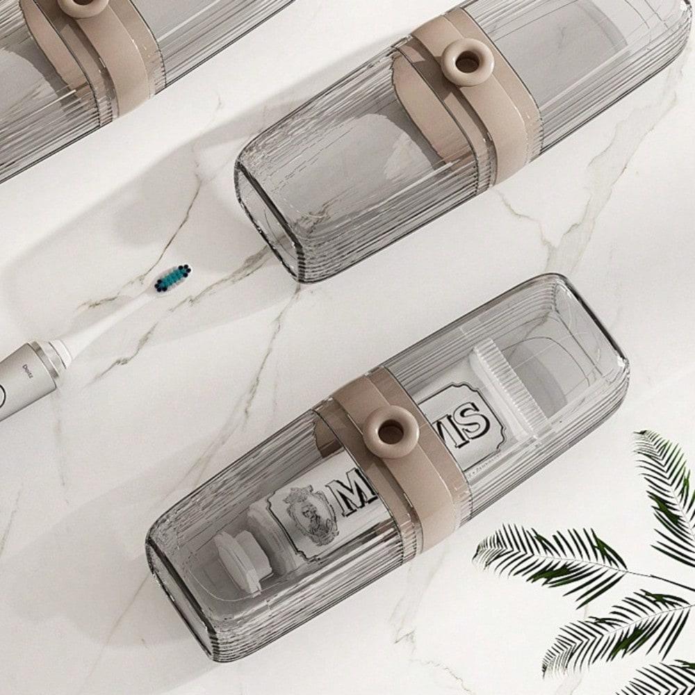 Travel Mouthwash Cup Brushing Cup Toothware Light Luxury Storage Set Portable Household Wash Toothpaste Toothbrush Box