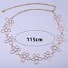 Jewelry Cutout Metal Waist Chain Female Adjustable Sexy Tie Corset Body Chain