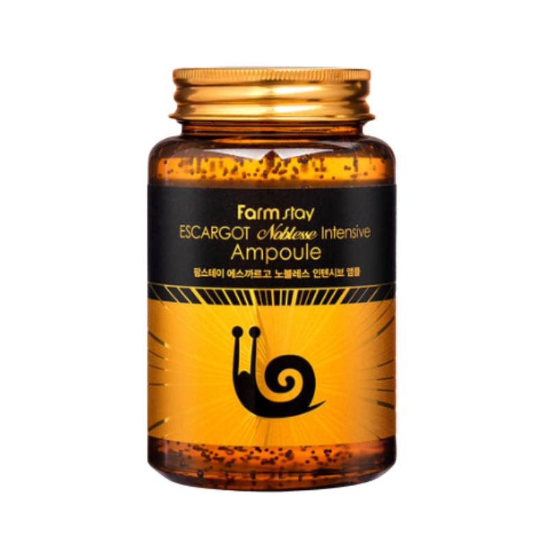 

Farm Stay Escargot Noblesse Intensive Ampoule 250ml – Snail Mucin & Galactomyces Revitalizing Serum for Firm, Smooth Skin