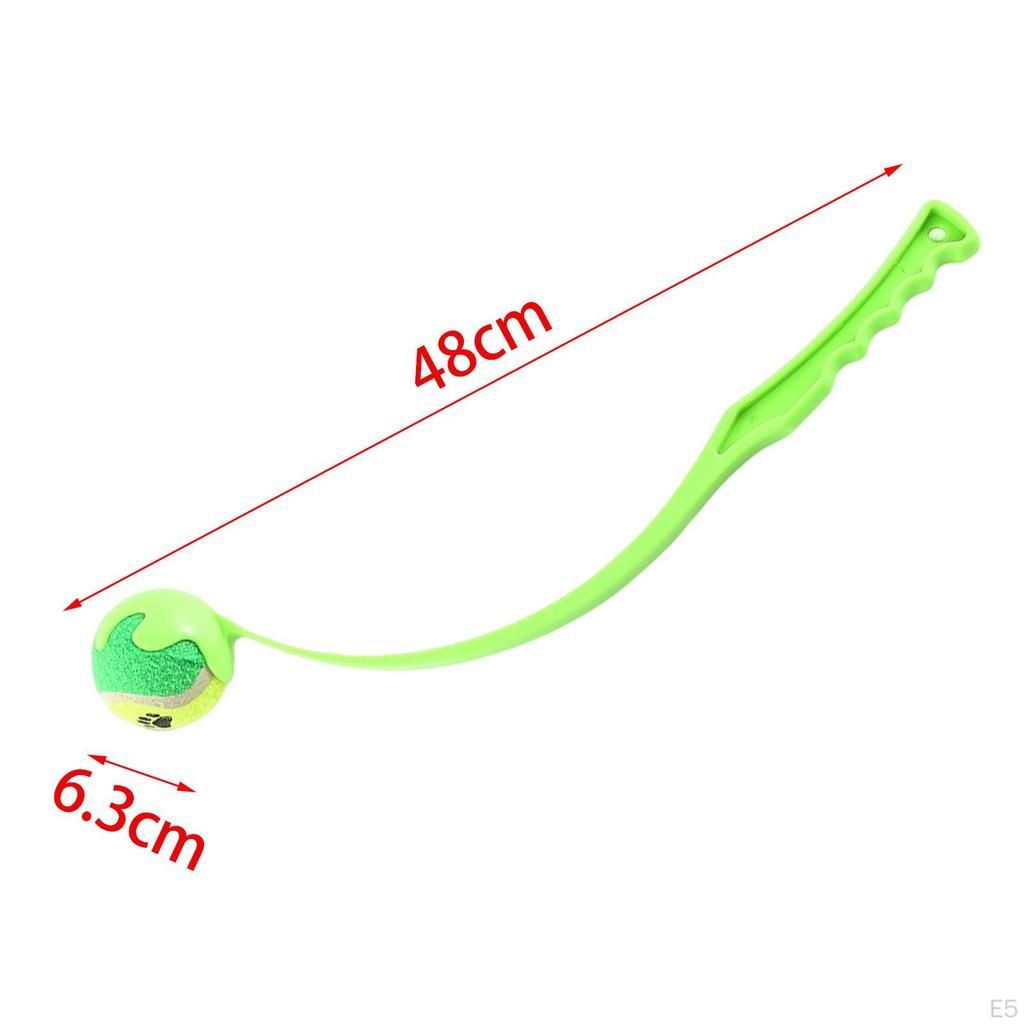 Pet Ball Thrower Outdoor Dog Throwing Stick for Medium Large Dogs Blue