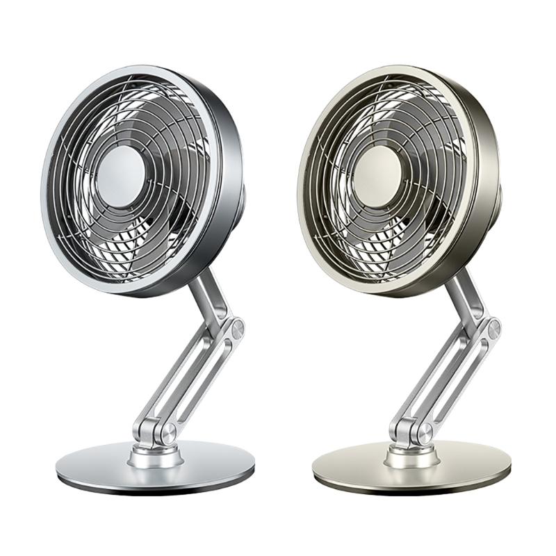 USB Fan,USB Desk Fan 360 Rotatable Quiet Desktop Fan Three-Speed Wind Suitable for Indoor Outdoor Use Small & Light
