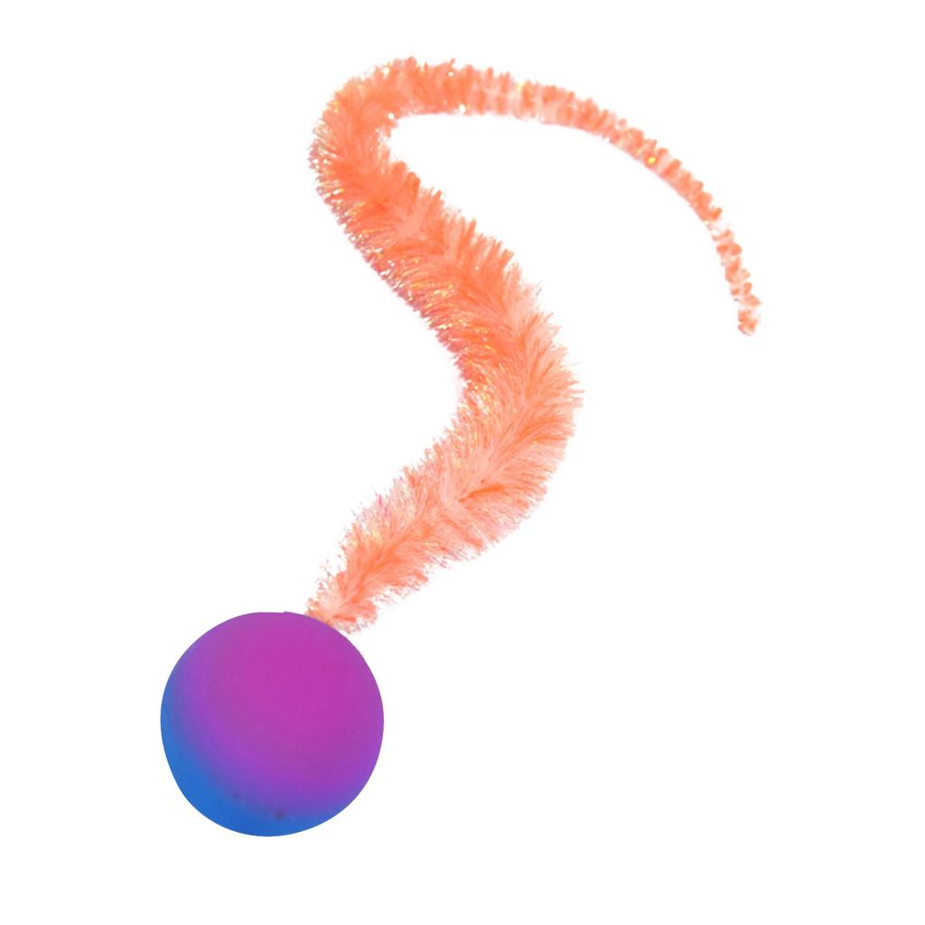 Großer Springball Hüpfball Raupe Katzenspielzeug Zubehör Interaktives Haustierspielzeug