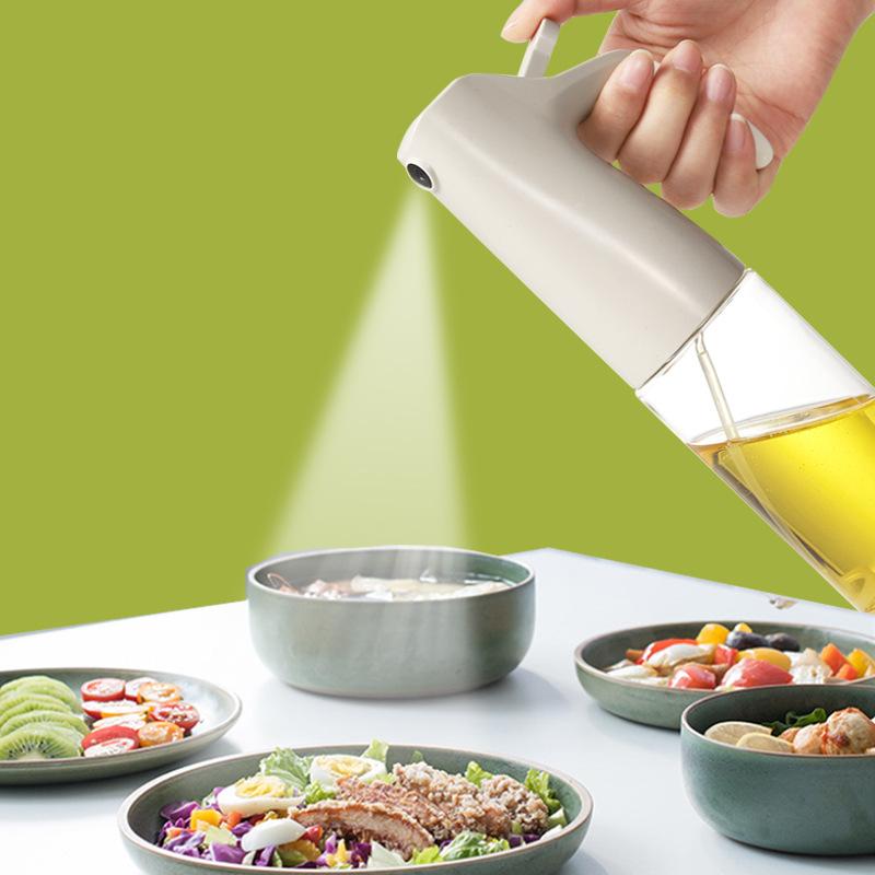 Vylepšená ruční láhev s rozprašovačem na olivový olej, vaření, pečení, rozprašovač na ocet, dávkovač oleje pro kuchyň, salát, grilování, piknikový nástroj