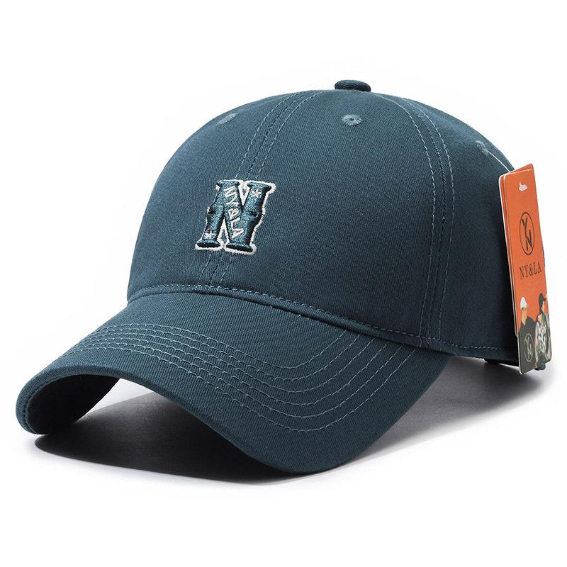 New Baseball Cap Embroidered Soft Top N Sports Sunscreen Men's and Women's Sun Hats Breathable Versatile Casual Cap
