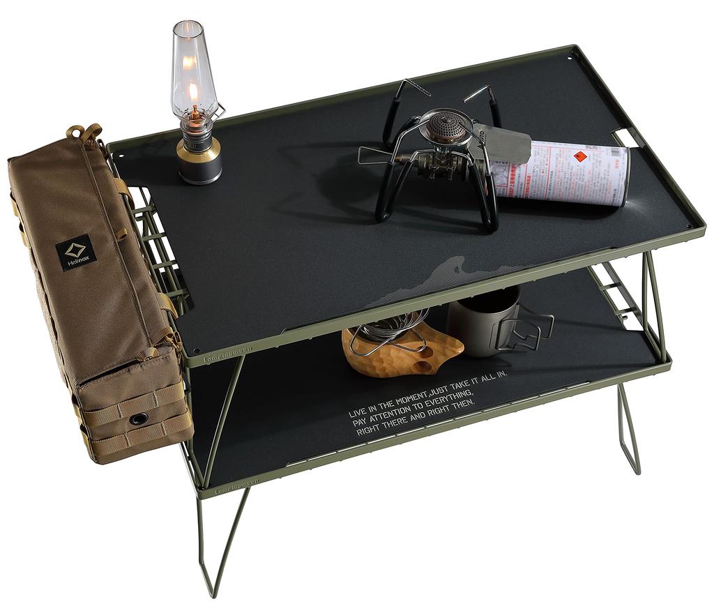 NANGOGEAR (Nanko Camping Gear) Campers Multi-Rack Field Rack Top, Lightweight Aluminum with Powder Coating, Black, 20108-BK-2P (T-2308-BK-2P)