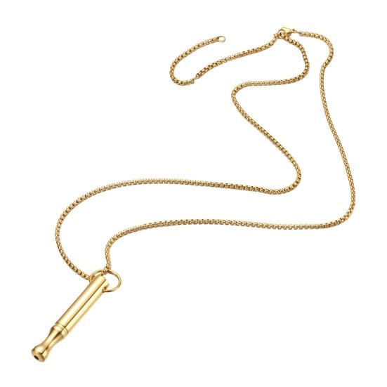 Halskette für achtsames Atmen, Halskette aus Titanstahl, Halskette zur Reduzierung von Angstzuständen, Halskette zur Linderung von Stress und Panik, Länge der Meditation, Halskette für inneren Frieden