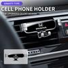 Car Logo Phone Holder Vent Gravity GPS Mount Mobile Support Accessories For Honda Civic Accord Fit City Vezel CRV Odyssey Pilot UQ8