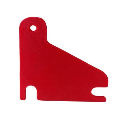 Caravans Door Safety Lock Red Color Secure Design For Motorhomes Travel Trailer Mobile Living Spaces Secure Camping