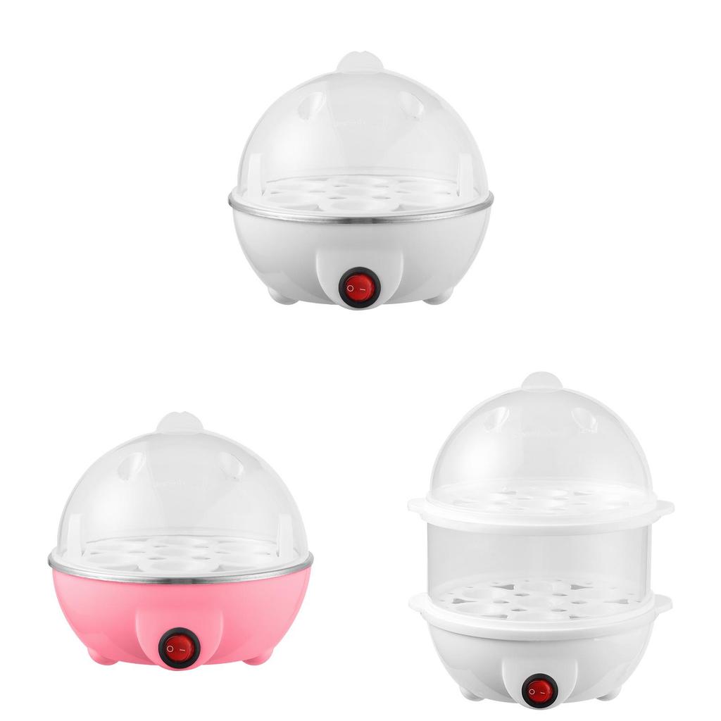 Stainless Steel Egg Cooker With Multifunction Boiling Steaming For Kitchen Home Food Prep