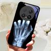 Case For Honor Magic 8 8Pro Luxury Fashion Tempered Glass Phone Back Cover For Honor Magic8 Funda Camera Protection Casing Funda
