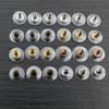 100pcs/Lot 11x6mm Plastic Metal Earring Backs Bullet Stoppers Earnuts Ear Plugs Gold/Silver Plated Findings Jewelry Accessories