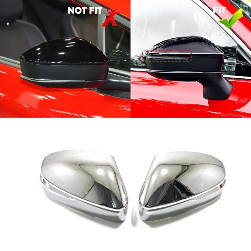 For Toyota Prius 60 Series PHEV 2024 Car Styling ABS chrome Side Rear View Mirror Cover Caps Shell Rain Frame Accessories