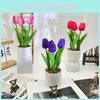Künstliche Tulpenpflanze für Bürodekoration mit realistischer Begrünung und Foto-Requisiten