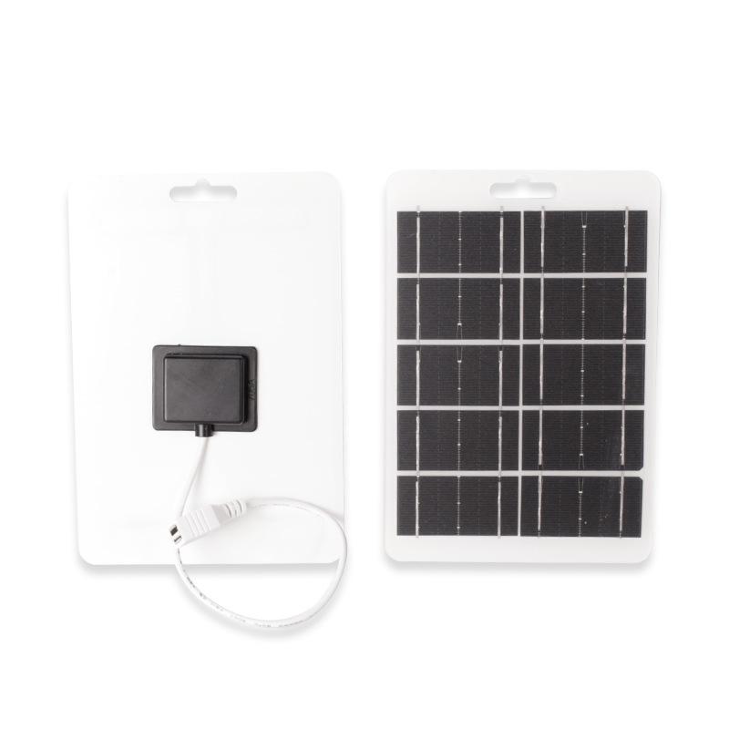 Solární panel s USB pro venkovní turistiku a kempování, přenosná baterie, powerbanka pro nabíjení mobilního telefonu, nabíjecí panel