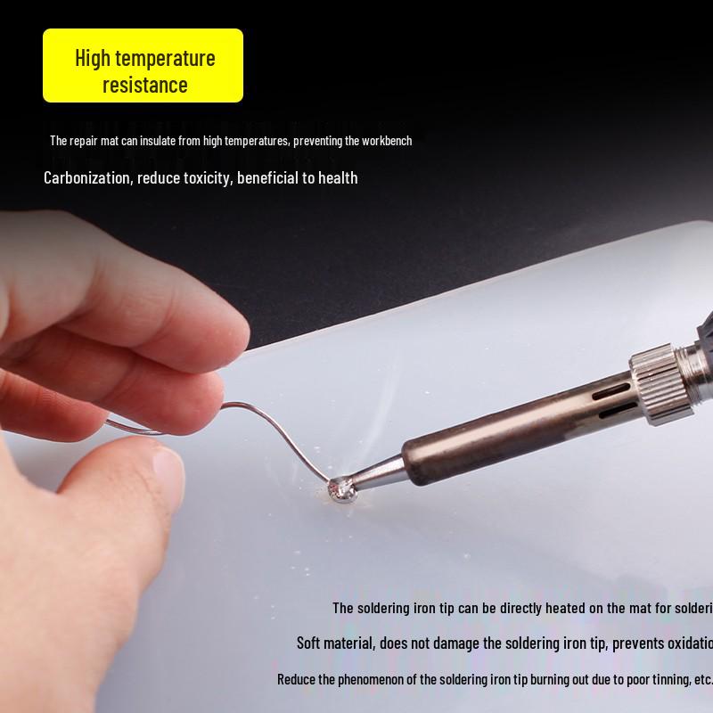 Deer Fairy Heat-Resistant Silicone Soldering Pad for Desktop Repair and Welding.