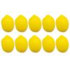 10Pcs/Pack Realistic Artificial Lemon Simulation Yellow Lemon Fruit for Kitchen Party Table Decoration Basket Display