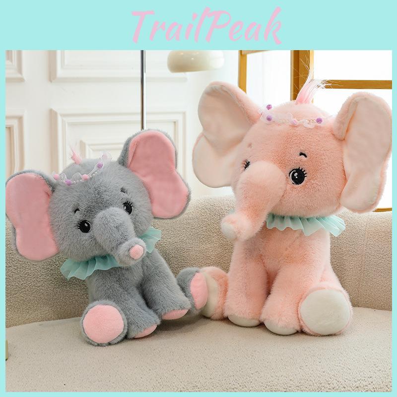 Cute Cartoon Elephant Animal Plush Toy Decoration Ornament For Lovers Gift