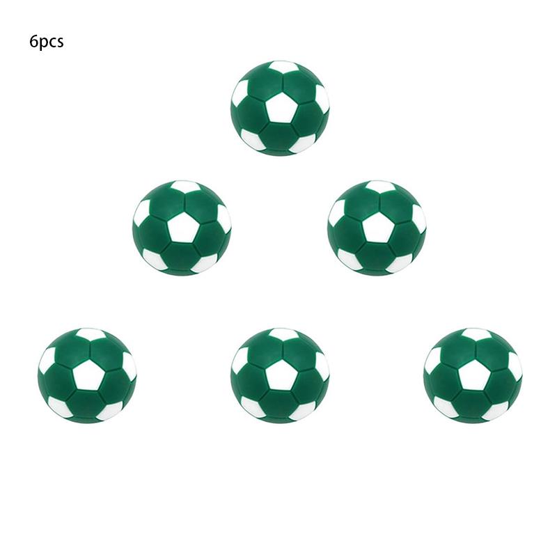 6pcs Desktop Soccer Replacement Balls 32mm Soccer Player Gifts Game Accessories Parent-Child Interactive Soccer Table Games