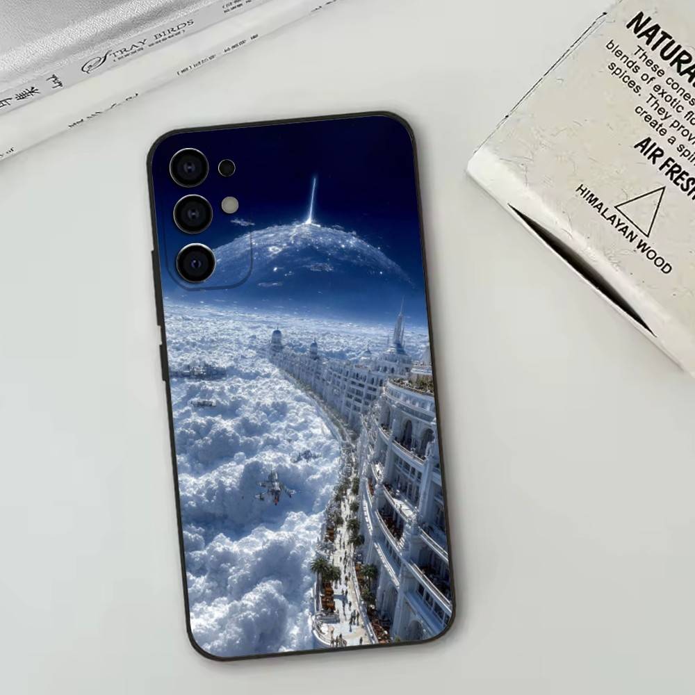 

Dreamcore Phone Case Black Silicone Soft For Samsung S25,S24,S21,S22,S23,S30,Ultra,S20,Plus,Fe,Lite Samsung S30plus5G