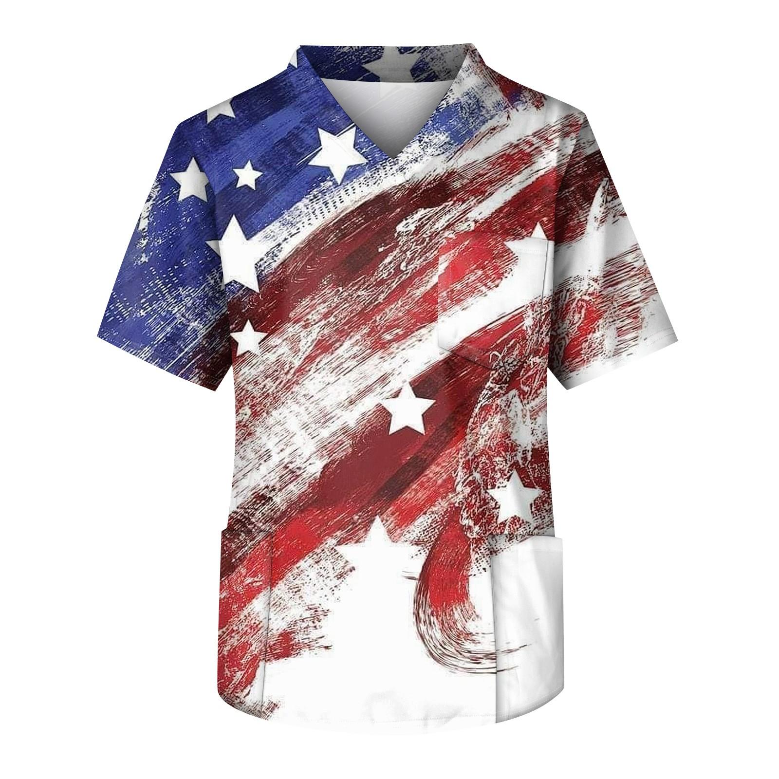 

Мужской топ с коротким рукавом и V-образным вырезом с принтом нагрудного кармана XL белый