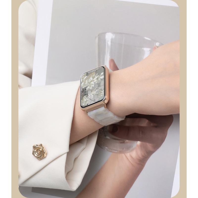 Harzarmband für Samsung Galaxy Fit 3 Uhrenarmband Correa Armband Kompatibel mit Galaxy Fit 3 Armband Zubehör