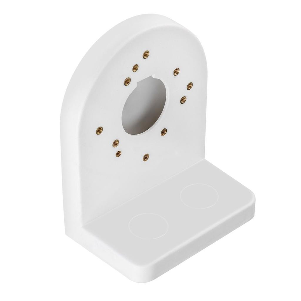 Universal CCTV ABS Plastic Dome Camera Wall Mounting Bracket Stand White