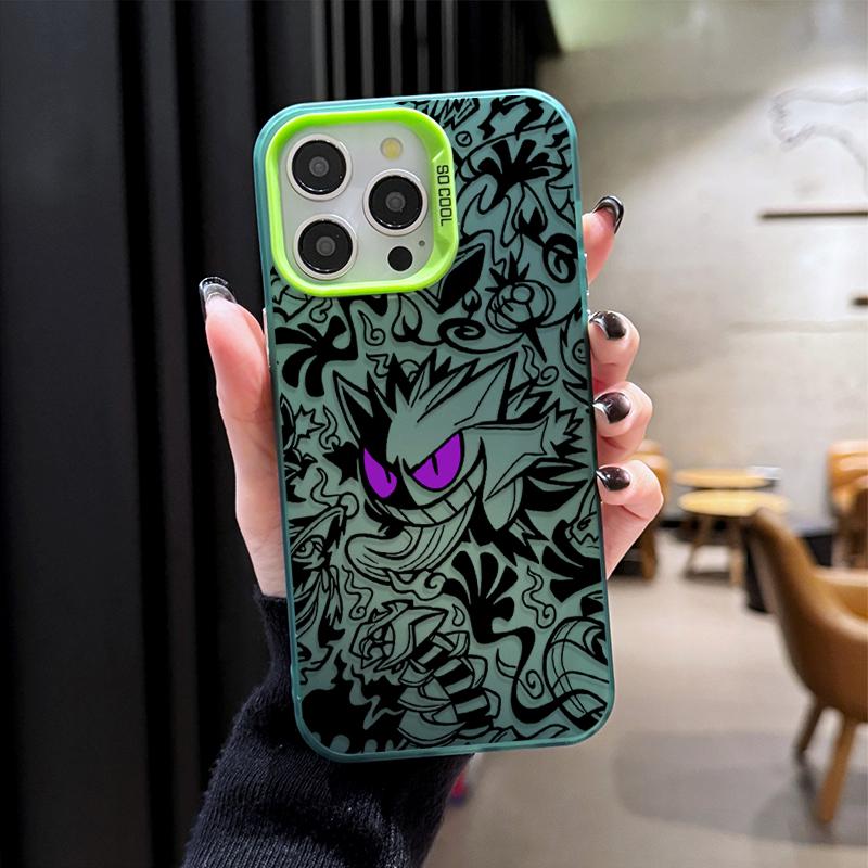 

P-Pokemon Gengar NEW PC Hard Phone Case for iPhone 17 Air 16 15 11 12 14 13 Pro Max XS X XR Plus 8 7 SE 2020 Shockproof Cover For iPhone 17 ProMax