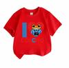 Kids Boys Girls 100% Cotton Crew Neck Short Sleeve T-Shirt,