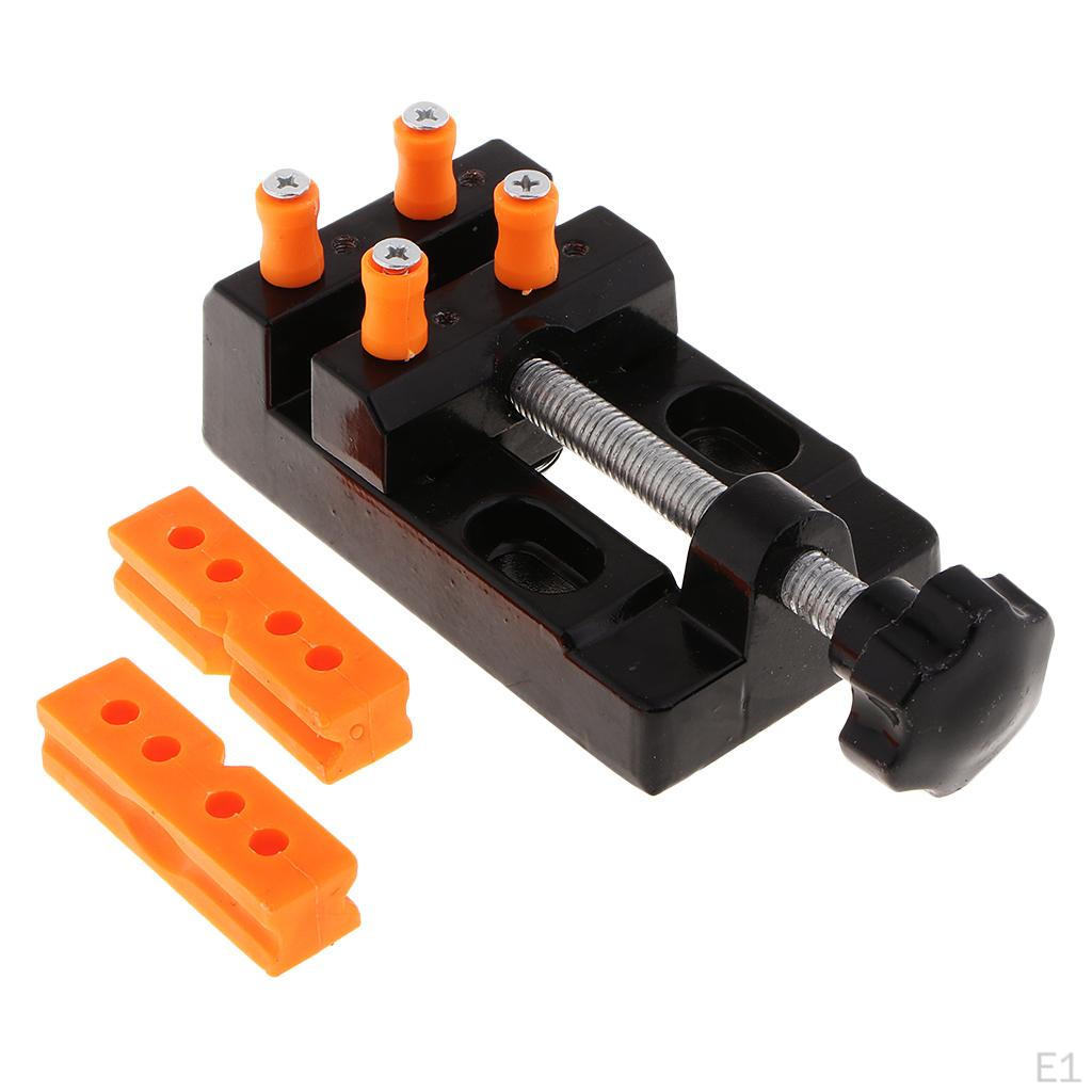 Mini clemă de fălci reglabilă de 57 mm, presă de foraj, masă menghină, instrument de artizanat pentru sculptură pentru bijuterii