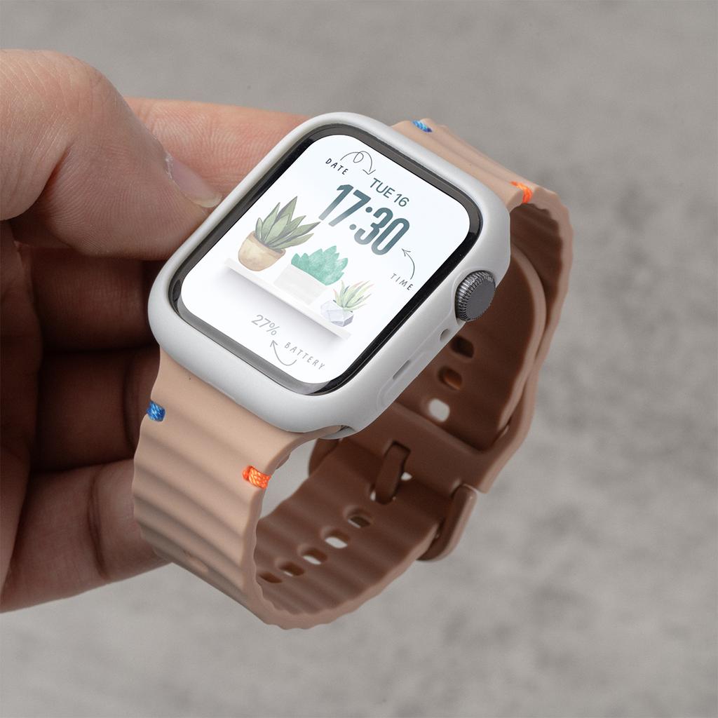Silicone Case+Band For Apple Watch S11 10 42mm 46mm 44mm 40mm 45mm 41mm 38mm Bracelet Cover for iWatch 9 8 7 6 5 4 Ultra 3 49mm