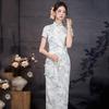 Guofeng new Chinese-style Suzhou long cheongsam improved young 1011 new women's high-end sense can be worn daily in summer