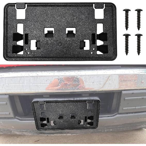 JSCARLIFE OEM Replacement Front License Plate Bracket for 2021-2023 F-ord F150 | ML3Z-17A385-BB Compatible Bracket - Direct Fit Installation