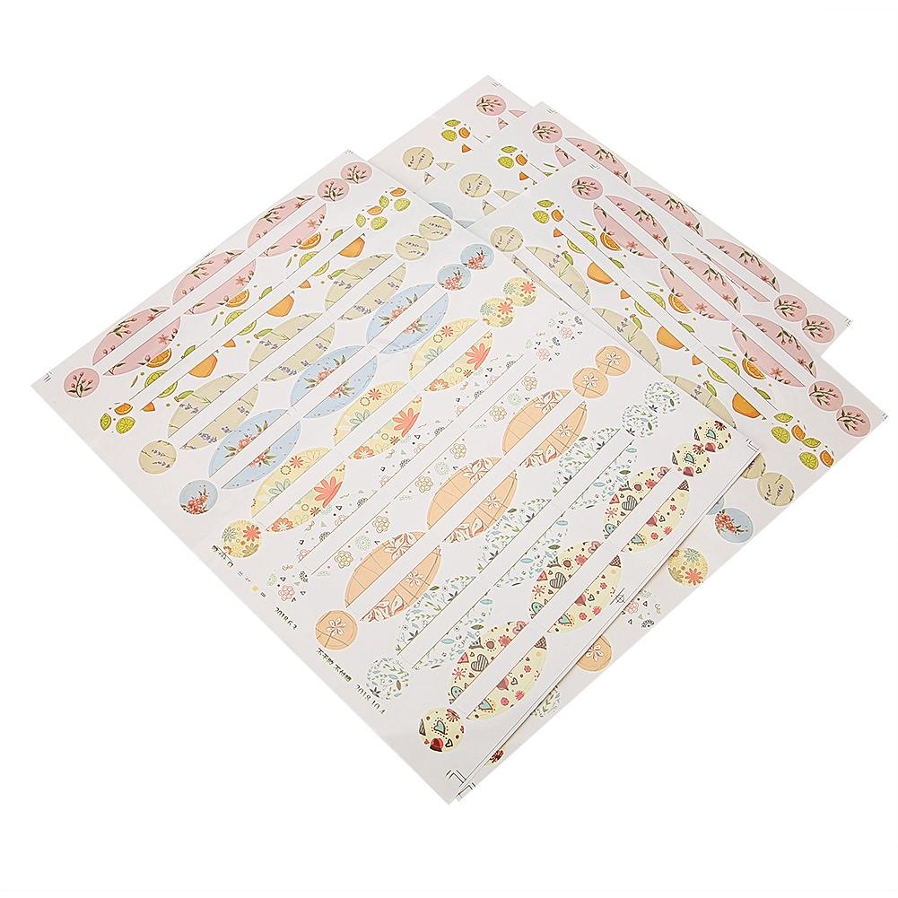 4 Sheets Empty Essential Oil Bottle Sticker Oval Shaped and Round Stickers Perfume Bottle Label