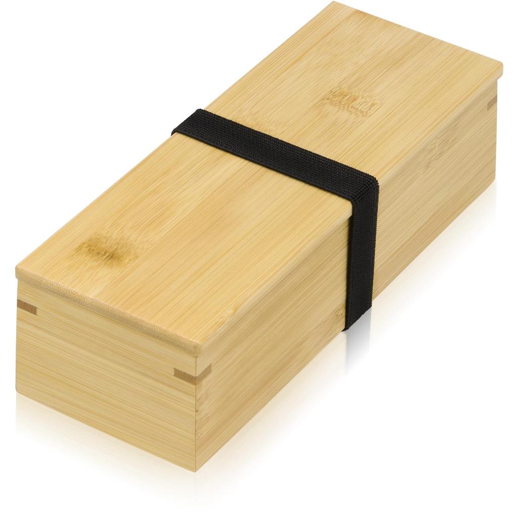 Morikuru Bamboo Bento Single Slim Made In with 205 X 75 X 55 SG Wonder Zone Box, Tier, Design, Japan, Belt, Approx. Mm, TK08-05