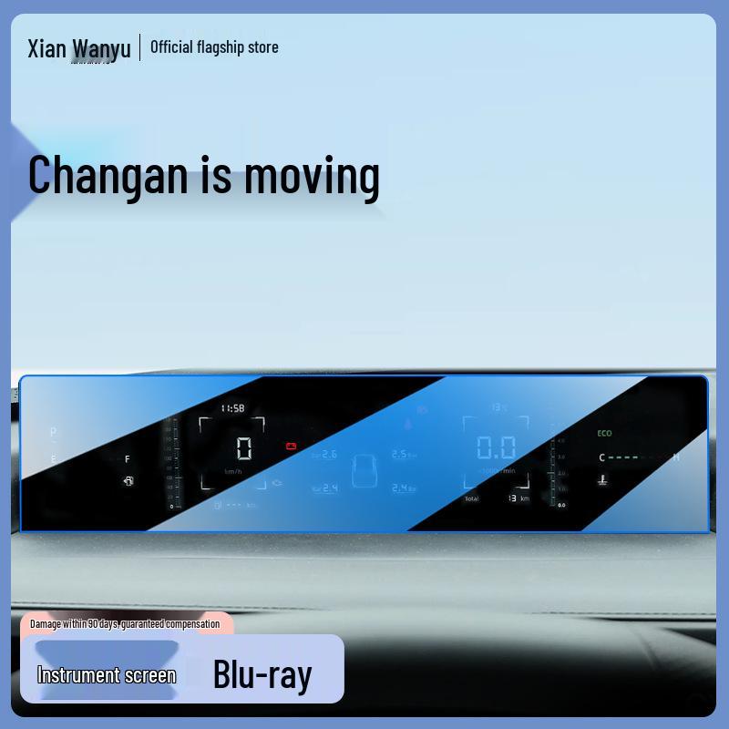 Changan Eado Center Console Tempered Film Screen Protector - 25 Models Compatible