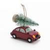 Christmas Tree Christmas Car Model Pendant Resin Car Miniature Desktop Ornament  Xmas Decoration
