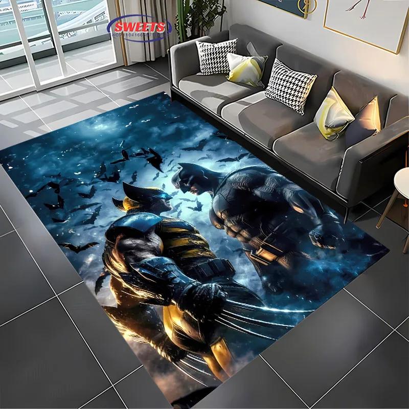 Nový koberec do DC Batman oblasti, volba do obývacího pokoje, ložnice, k pohovce, do kancelářské zóny, dětského pokoje, protiskluzová, pratelná v pračce podložka, dárek