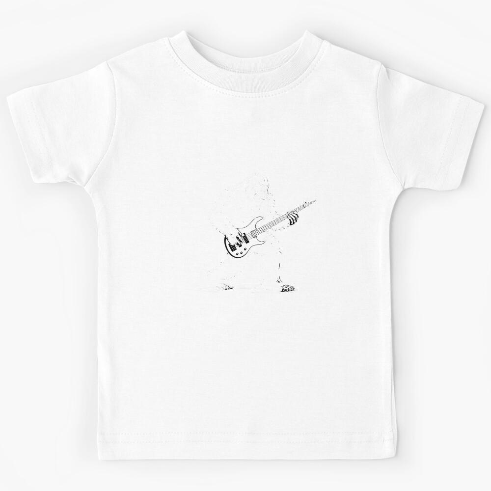 Bassquatch Bass Guitar – Funny Bigfoot Bassist Design Kids T-Shirt 160