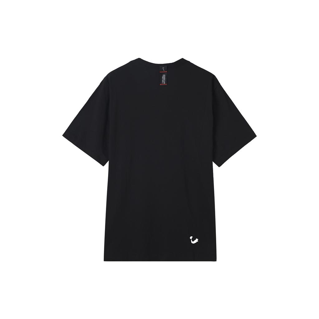 Nike T Shirts Men's Black Crew Neck Moderate Straight Fit CD1307-010