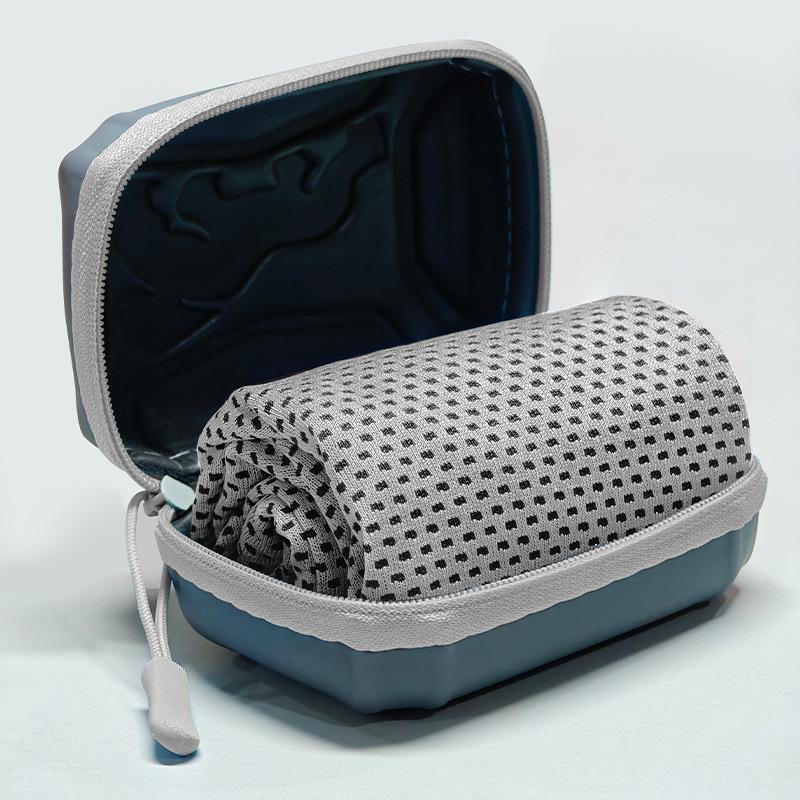 EVA Boxed Outdoor Camping Cooling Sports Quick-Dry Towel, Cooling Running Ice Towel, Promotional Gift, Cool Fitness Towel серый