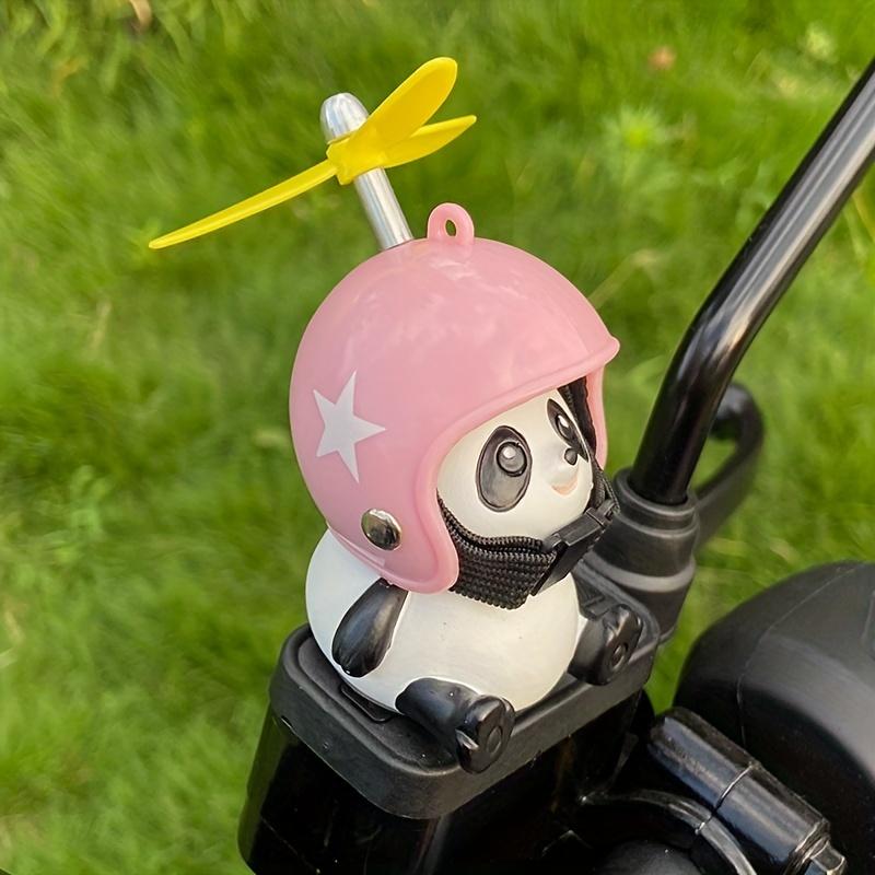 Cute Red Panda Motorcycle Ornaments Creative Car Ornaments Motorcycle Helmet Accessories For Friends Birthday Gifts