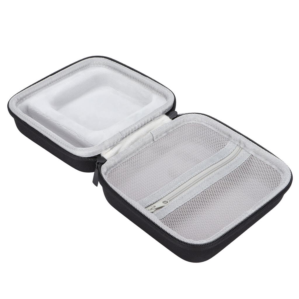Hard Travel Carrying Case Wear Resistant Protective Bag with Silicone Handle for IOS TV 4KBlack