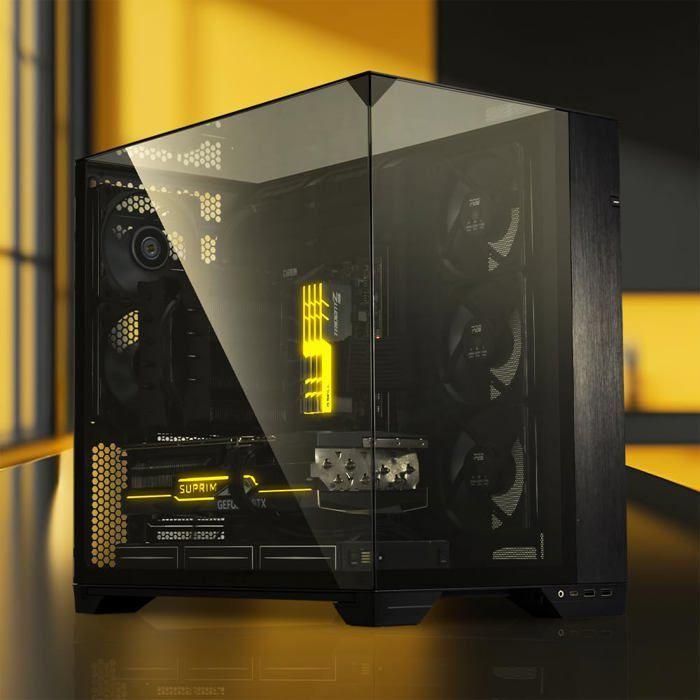 Boîtier - Lian Li - O11 Vision Compact - Noir - Compact - Design Élégant