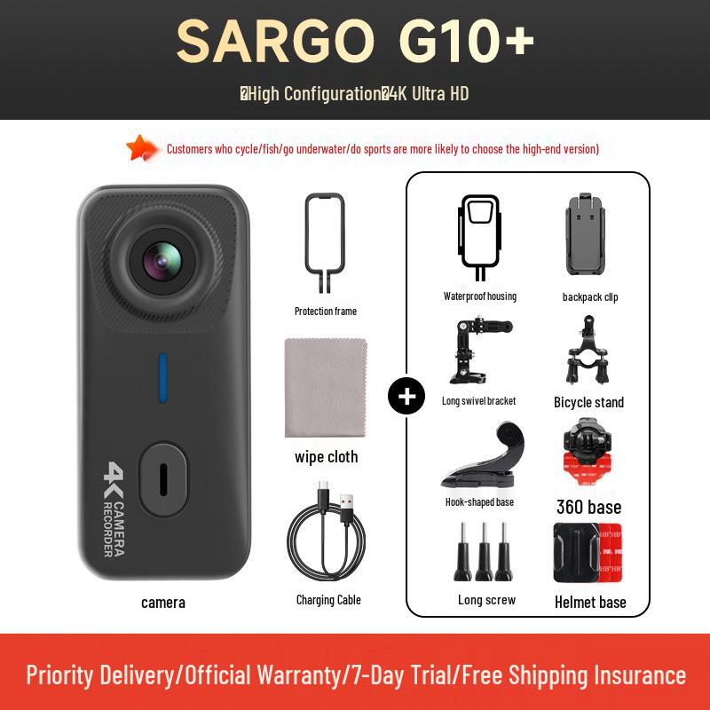 G10 4K HD Motorcycle Helmet Dash Cam with Thumb Control